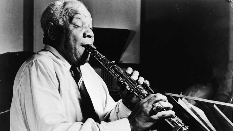 Sidney Bechet, American saxophonist and composer, 1959