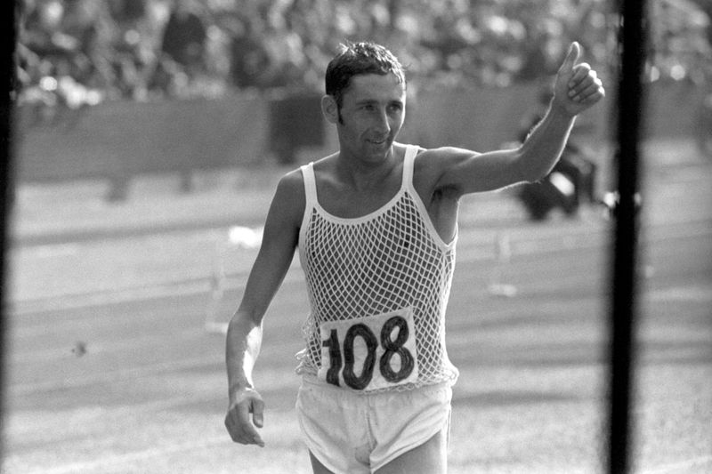 Ron Hill, British long-distance runner, 2021