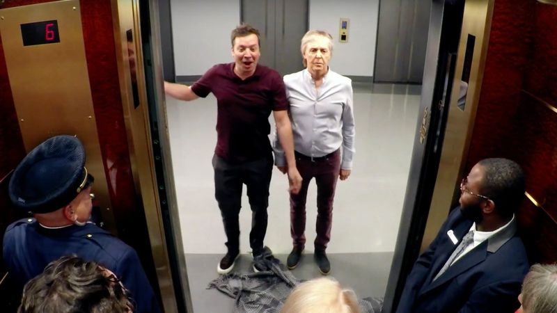 Fallon and Paul McCartney Surprise Elevator Riders