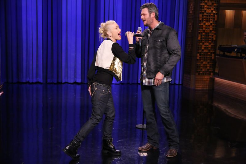 Catchphrase with Blake Shelton and Gwen Stefani