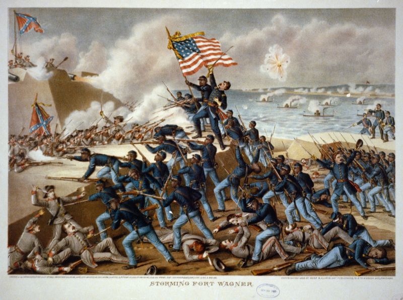 54th Massachusetts Infantry at Fort Wagner