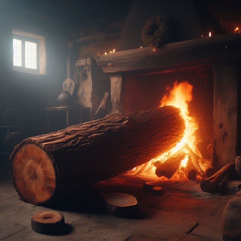 Yule Logs: Burning Away Winter's Darkness