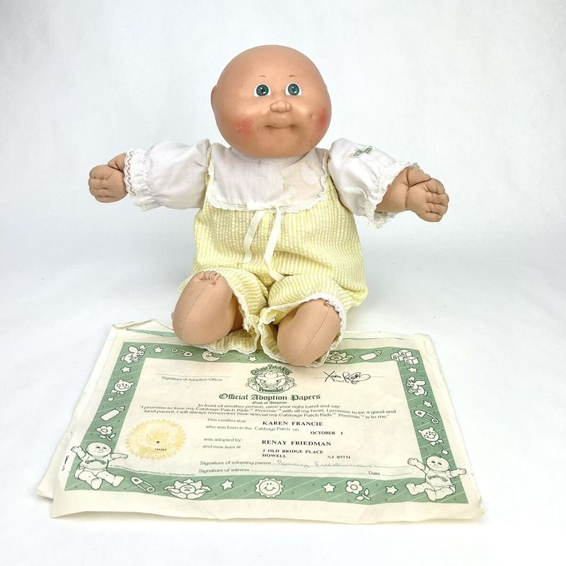 Cabbage Patch Kids With Adoption Papers