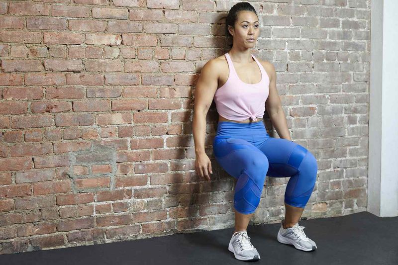 Wall Sits Until Your Legs Cried