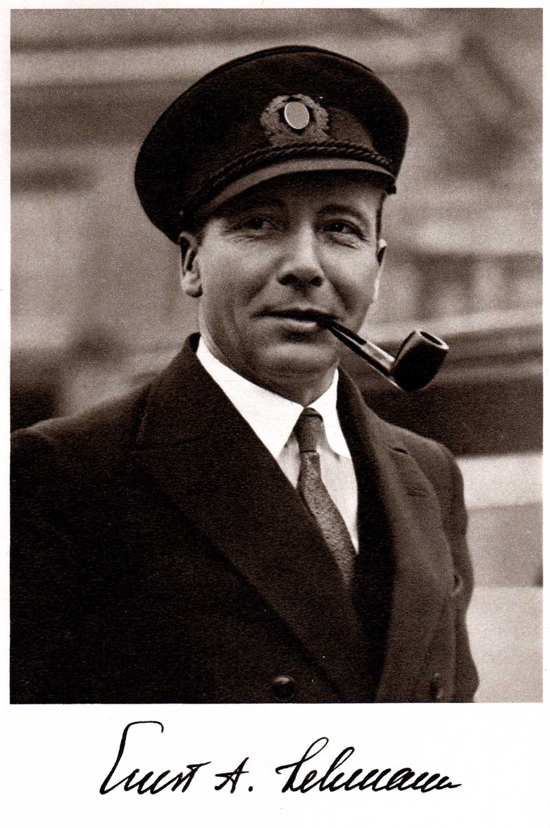 Ernst A. Lehmann, German Airship Captain, 1937