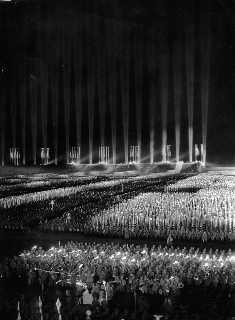 Cult of personality: Mass rallies, films, and radio broadcasts brainwashed millions