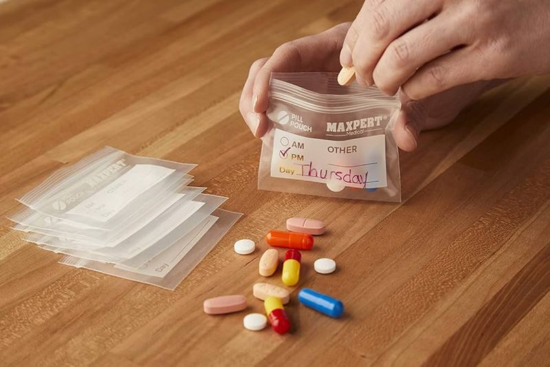 Loose Aspirin & Pills in Pouches