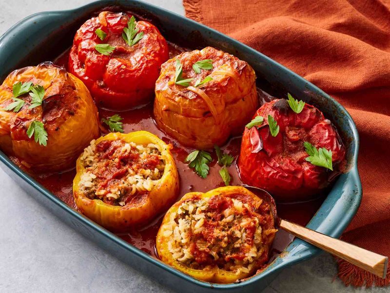 Mom’s Stuffed Bell Peppers