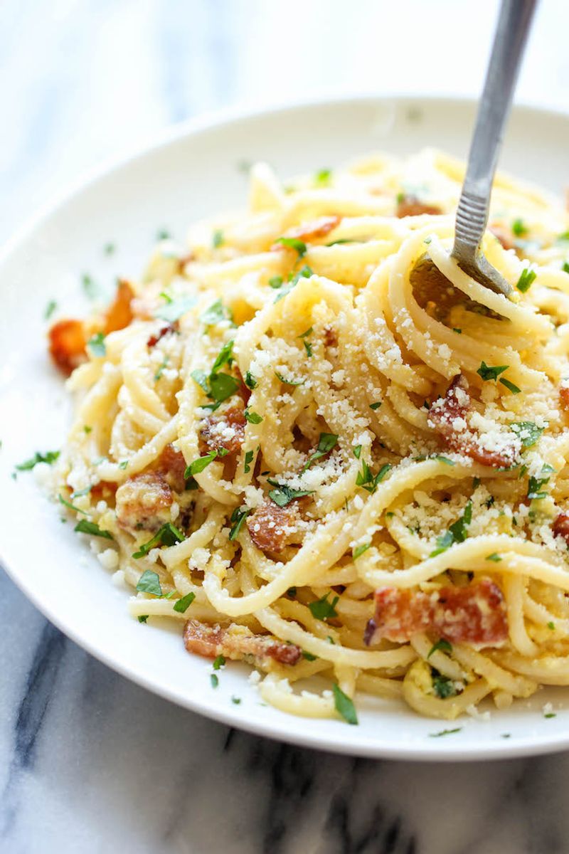 Dad’s Spaghetti Carbonara