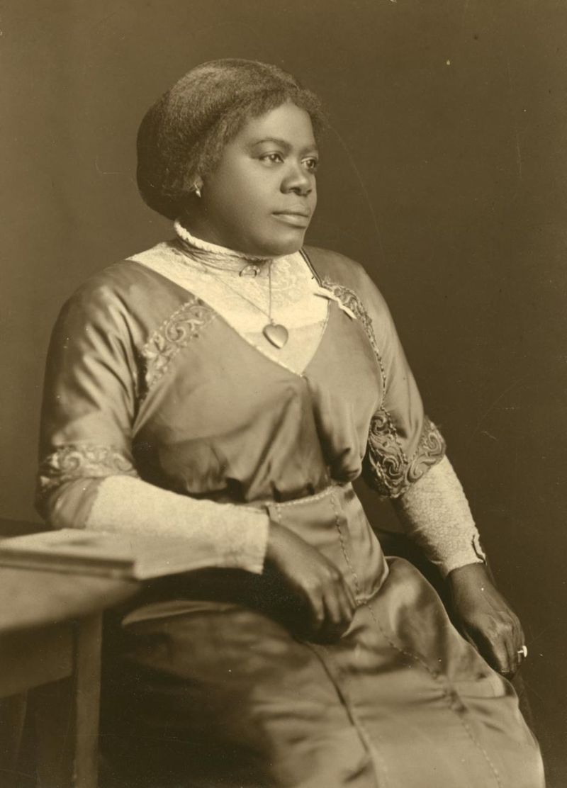 Mary McLeod Bethune, American educator and civil rights leader, 1955