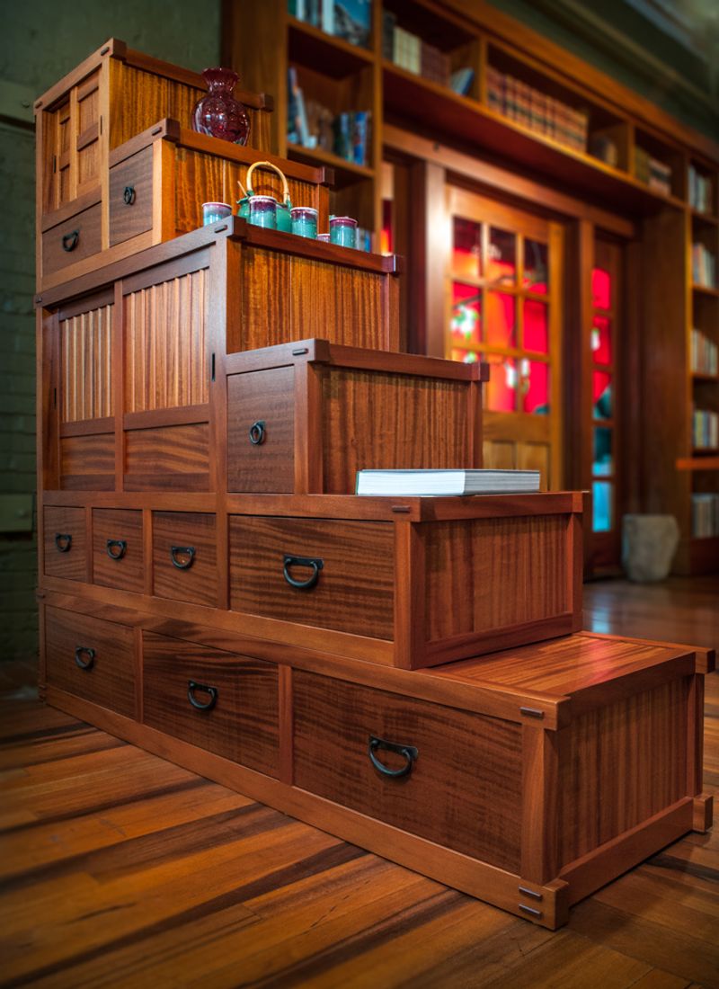 Step Tansu (Japanese Staircase Cabinets)