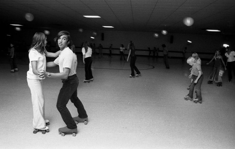 Roller Skating at the Local Rink
