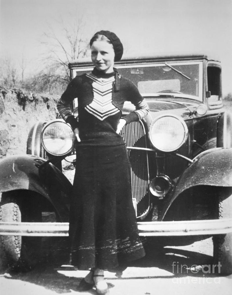 Bonnie Parker, American outlaw (Bonnie and Clyde), 1934