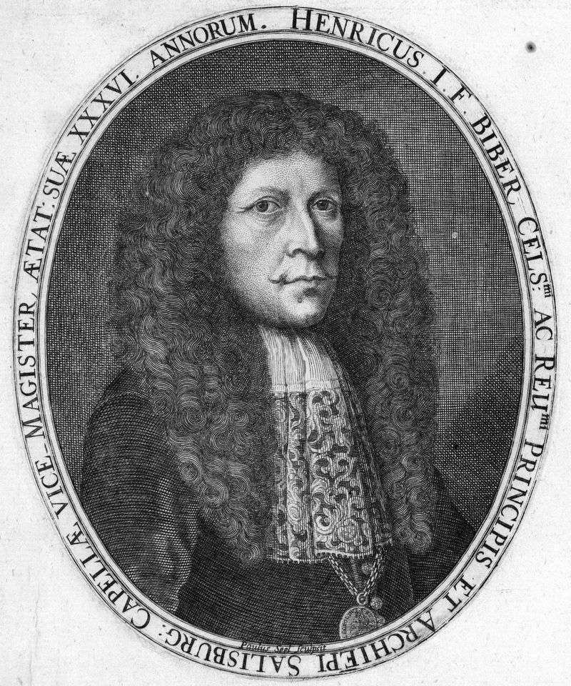 Heinrich Ignaz Franz Biber, Austrian composer – 1704