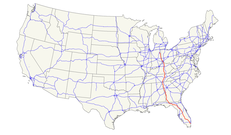Cincinnati's Killer Curves on U.S. Route 27