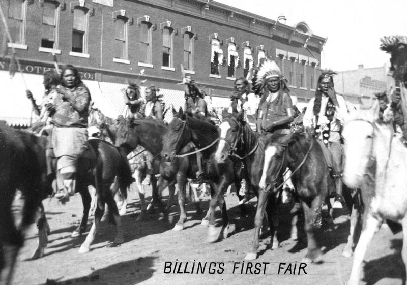 Crow Fair Parade, Montana (1930s) – Beadwork and Regalia on Display