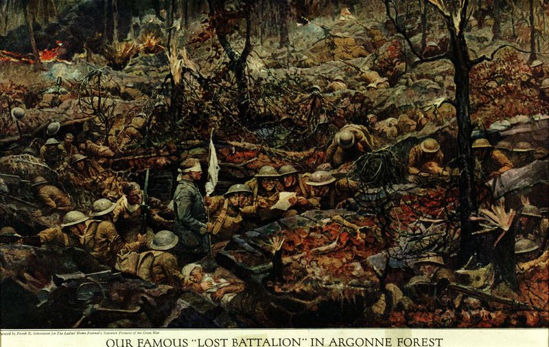 The “Lost Battalion” of WWI – Surrounded but Not Surrendering