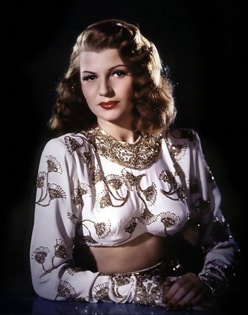 Rita Hayworth, American actress and dancer, 1987