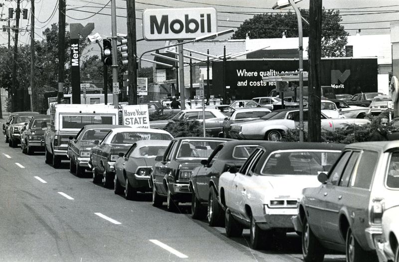 Gas Lines Were the Norm