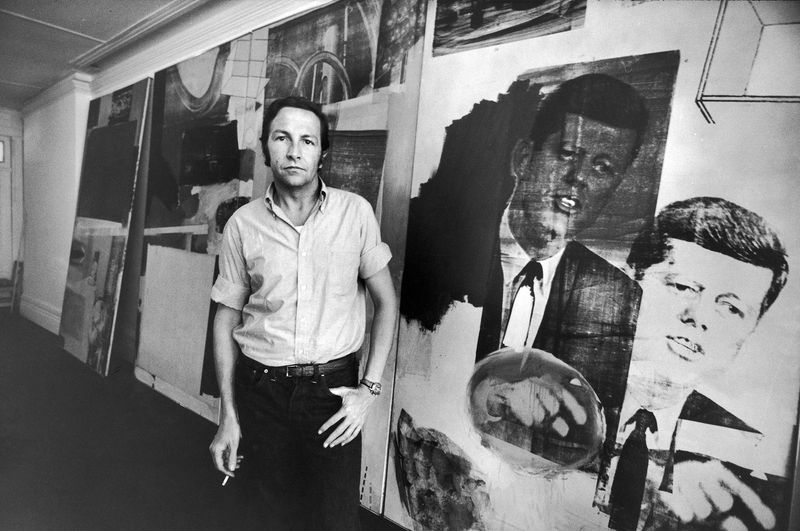 Robert Rauschenberg, American painter and illustrator, 2008
