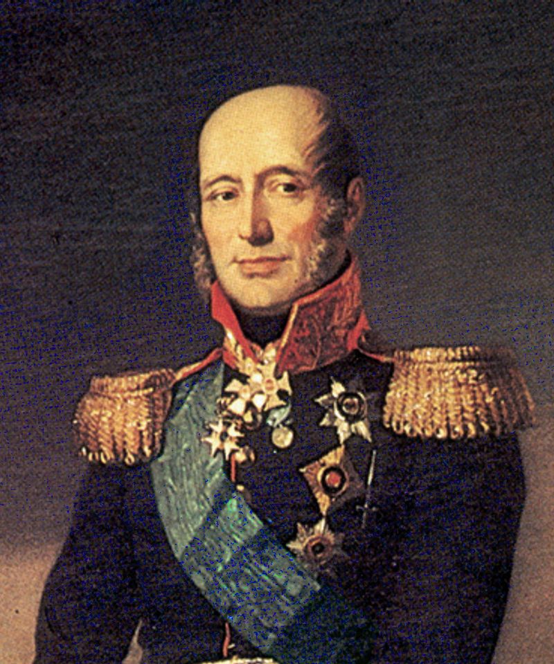 Michael Andreas Barclay de Tolly, Russian field marshal, 1818