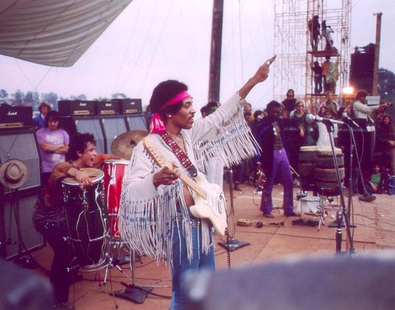 Jimi Hendrix's Legendary Guitar Solo – His iconic rendition of The Star-Spangled Banner