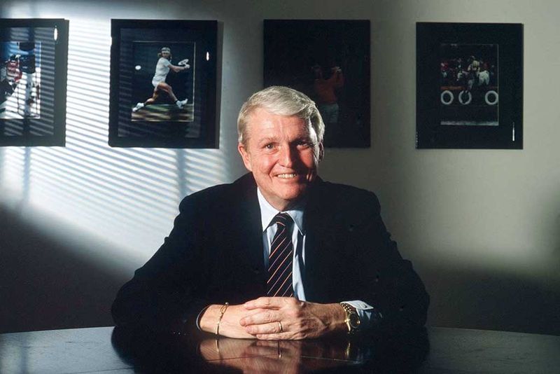 Mark McCormack, American lawyer and sports agent, 2003