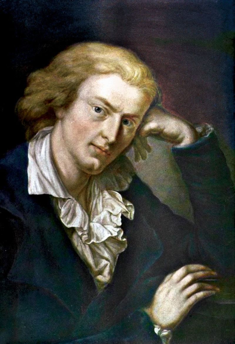 Friedrich Schiller, German poet and playwright, 1805
