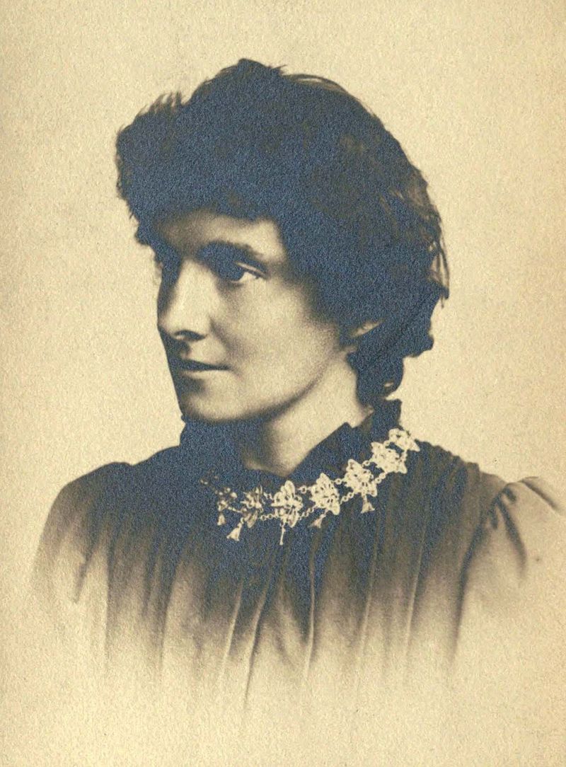 E. Nesbit, English author and poet, 1924
