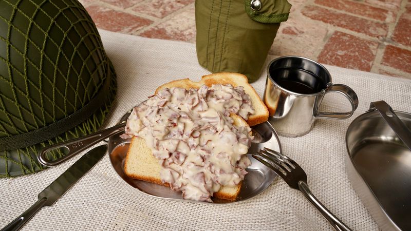 S.O.S. (Chipped Beef on Toast)