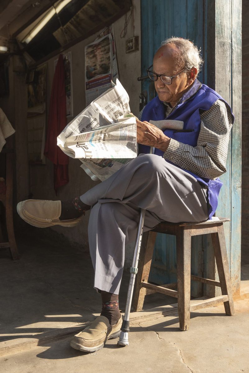 Reading Physical Newspapers