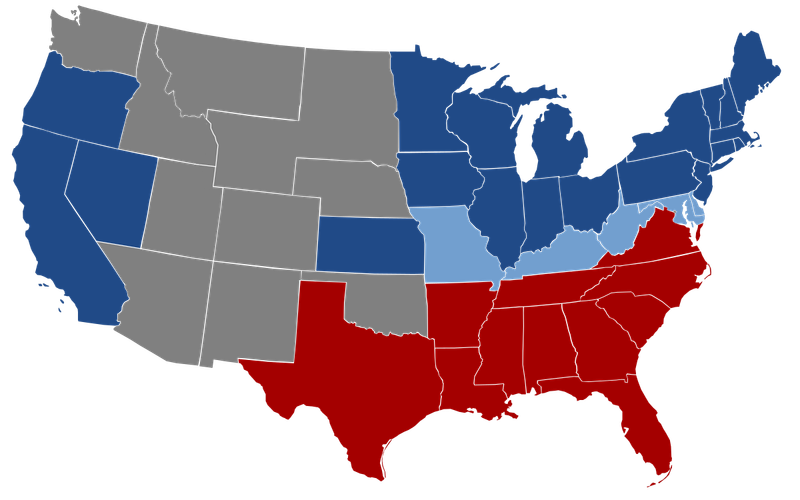 Four Slave States Fought for the Union