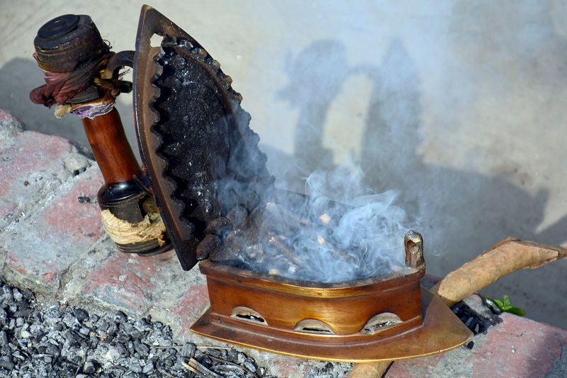 Heating and Using Charcoal or Coal Irons