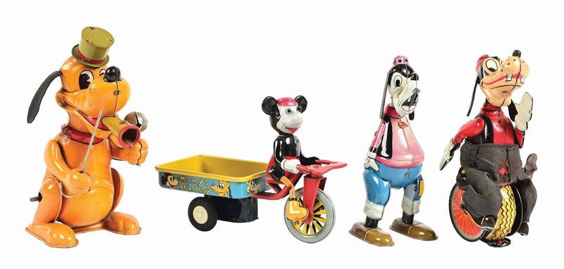 Mickey Mouse Wind-Up Toys (Ingersoll, 1930s)