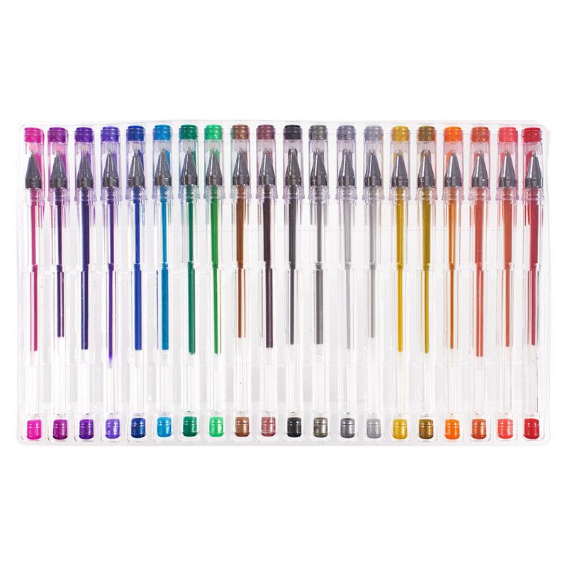 Gel pens (especially in metallic or neon)