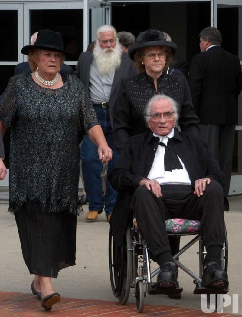 Attending Her Funeral in a Wheelchair