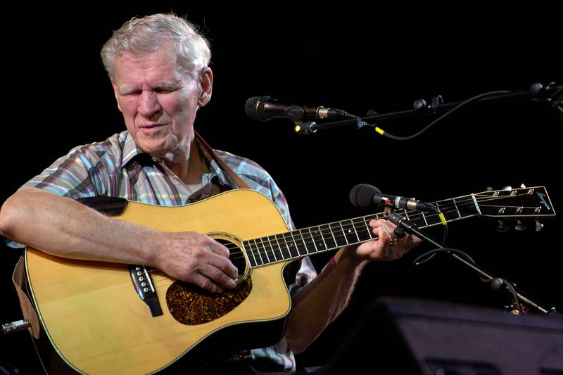 Doc Watson, American folk musician, 2012