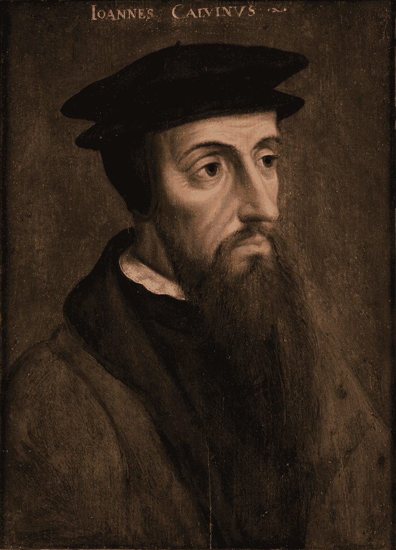 John Calvin, French theologian and reformer, 1564