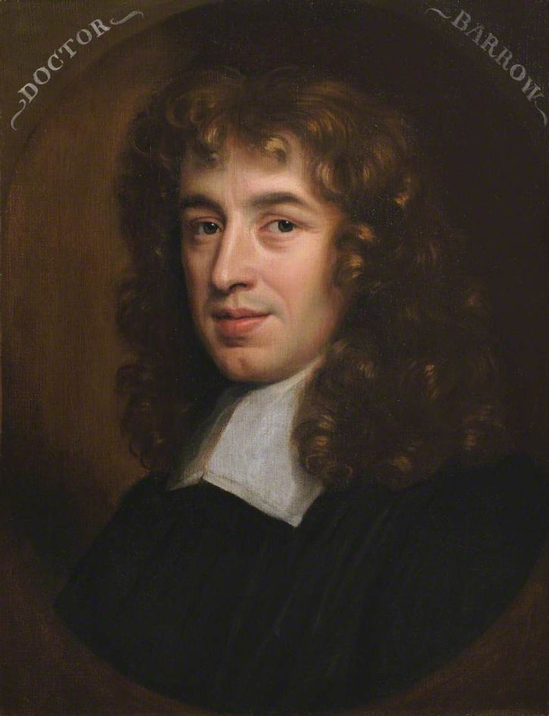 Isaac Barrow, English mathematician and theologian, 1677