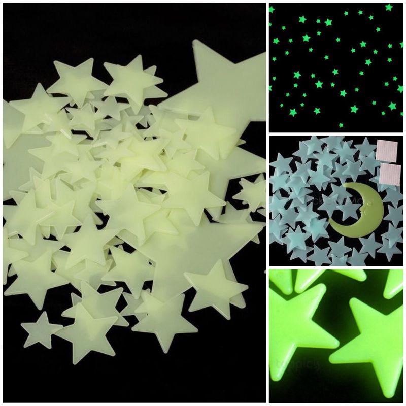 Glow-in-the-Dark Stars on the Ceiling