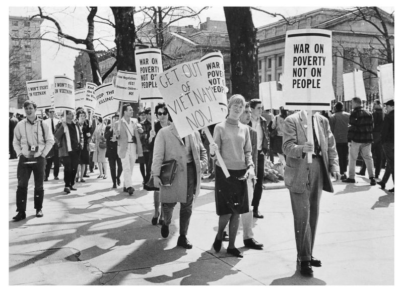 April 17, 1965 – Students for a Democratic Society (SDS) march on Washington, D.C.