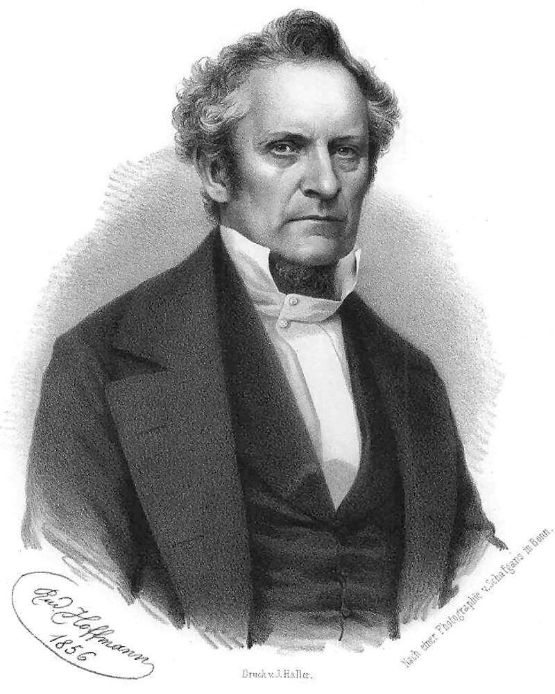 Julius Plücker, German Mathematician and Physicist, 1868