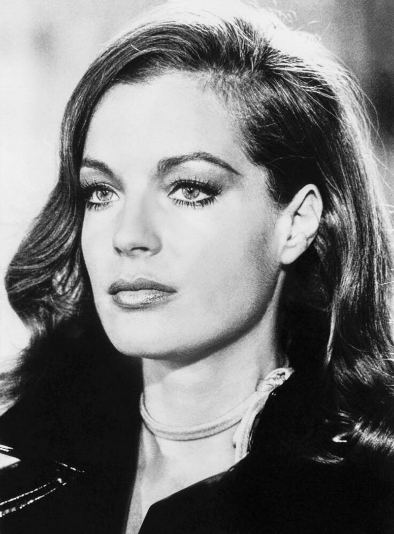 Romy Schneider, German-French actress, 1982