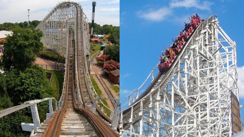 The Park Features One of the Oldest Wooden Coasters in the U.S.
