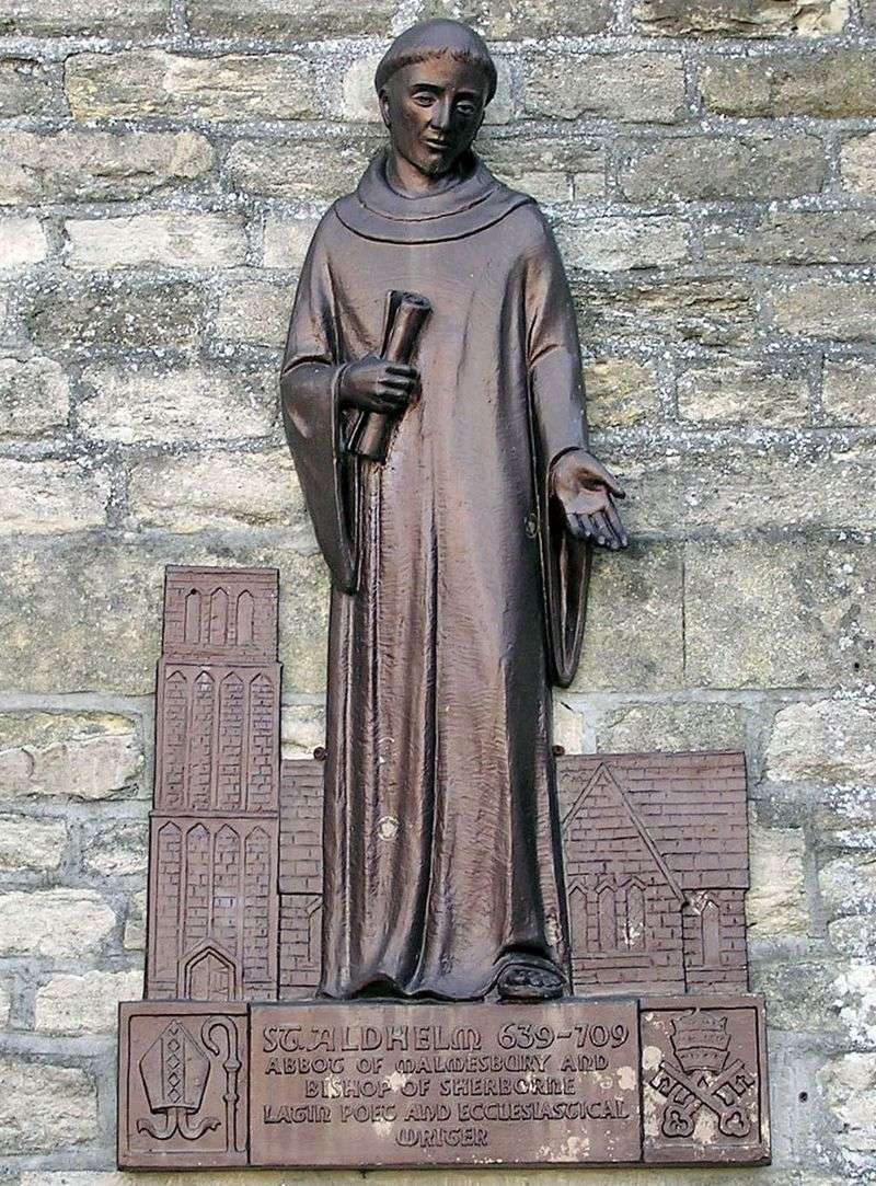 Aldhelm, English poet and scholar, 709
