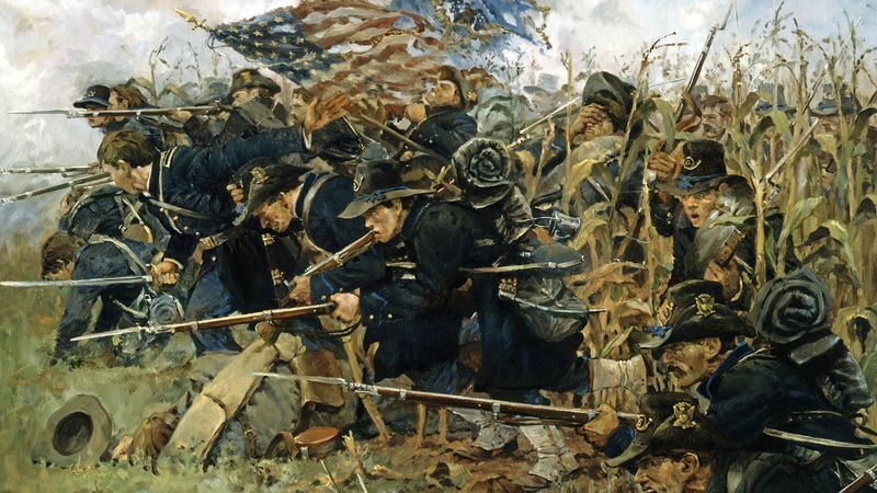 A Dawn Assault at the Cornfield