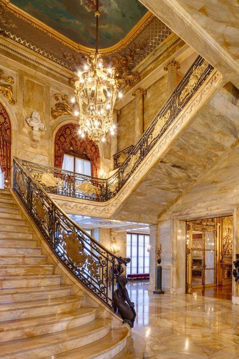 Crystal Chandeliers with Gas-Electric Fixtures