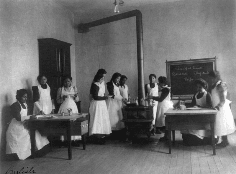Gender-Segregated Home Economics and Shop Classes