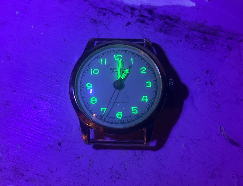 Radium-Painted Clocks & Watches