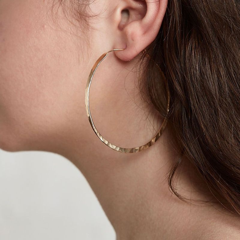 Hoop earrings (the big kind)